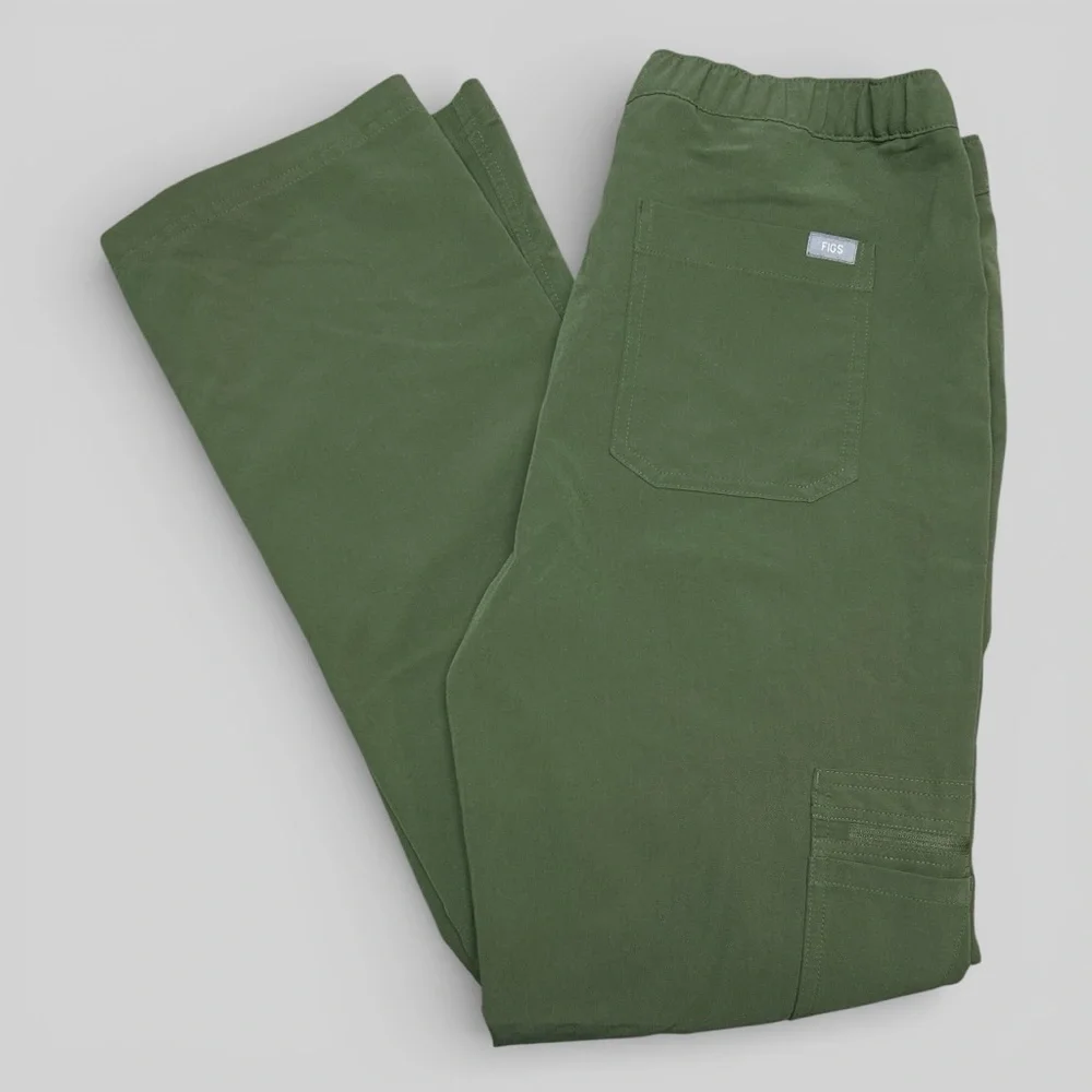 Figs Cairo Straight Leg Scrub Pants Martini Olive Special Edition Size Medium M